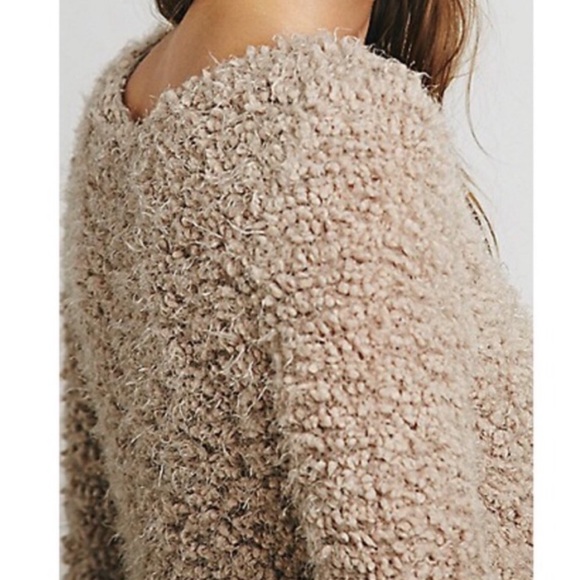 free people • marshmallow surplice wrap sweater - Picture 3 of 5